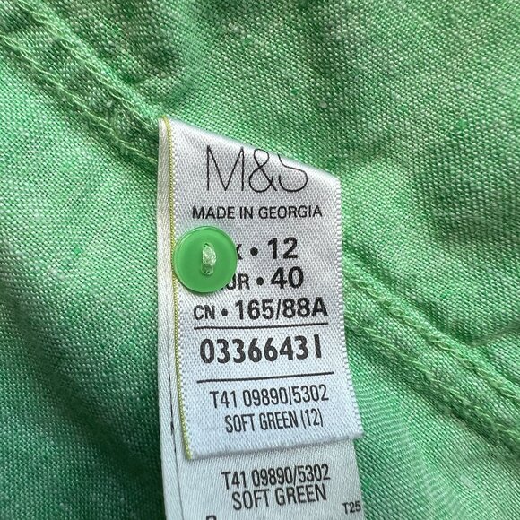 Linen 3/4 sleeve shirt - Picture 7 of 8